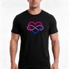 Bisexual Polyamorous Tshirt Summer Casual Cotton Tee Oversized Streetwear Tops Vintage Graphic Print Loose Fit Short Sleeve