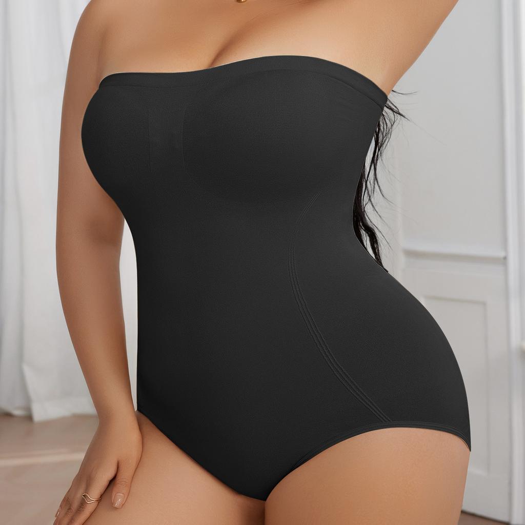 Plus Size High Compression Full Body Shaper, Strong Tummy Control Slimming Bodysuit for Women