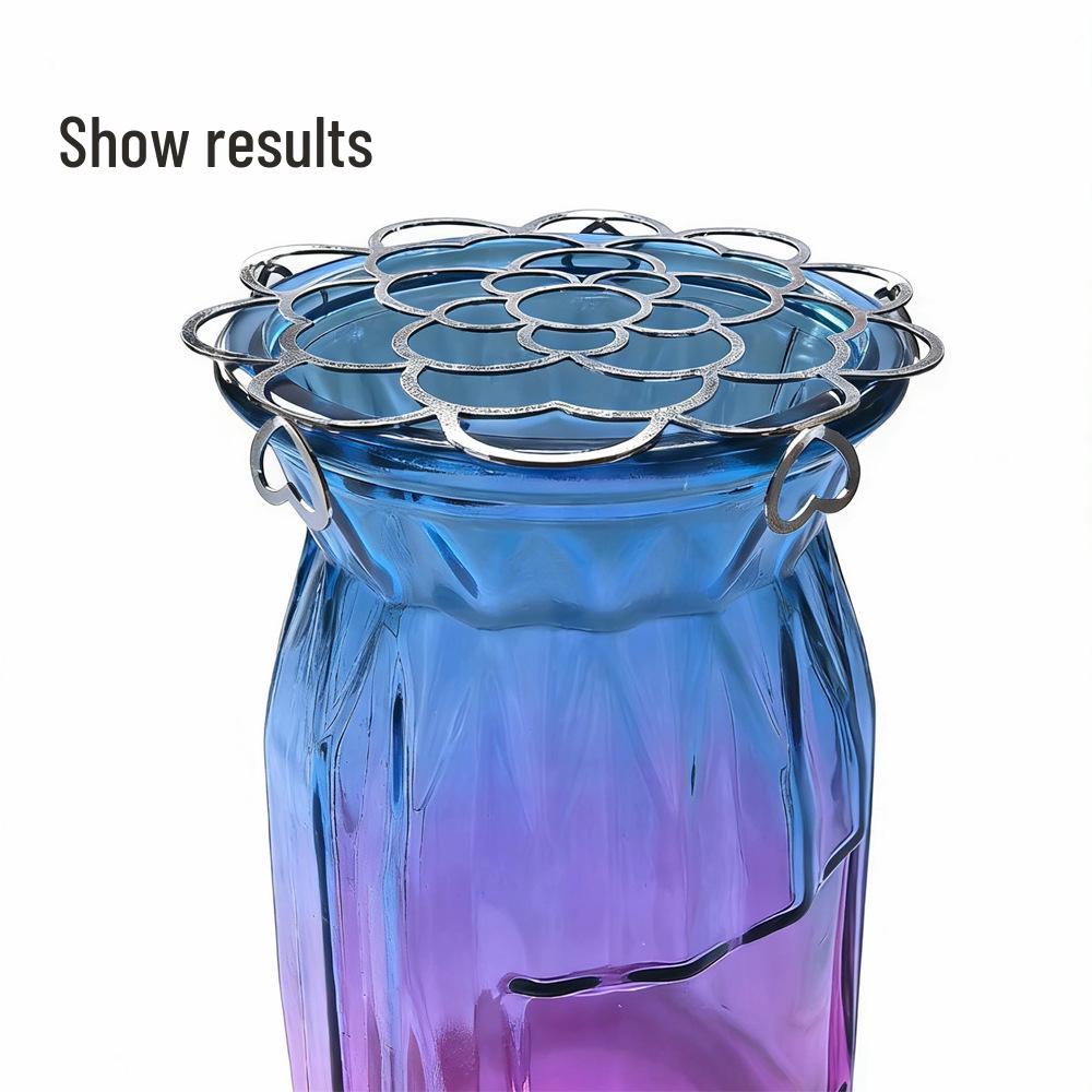 Foldable Metal Laser-Cut Floral Arrangement Grid – Trending Flower Arranging Aid
