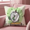 Cute J-Jokes Bear Cushion Cover Multi-Scene Pillow Cover for Home & Car - Reversible, Soft & Durable for Daily Use