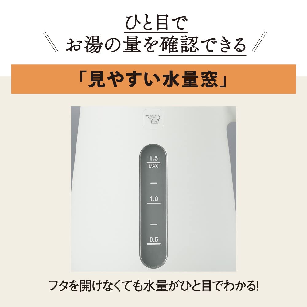 Zojirushi Electric Kettle, 1.5L, Slate Black, CK-VA15-BM