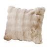 Tuscany Nordic Style Faux Fur Plush Pillow - Autumn/Winter Rabbit Fur Throw for Sofa & Bedroom