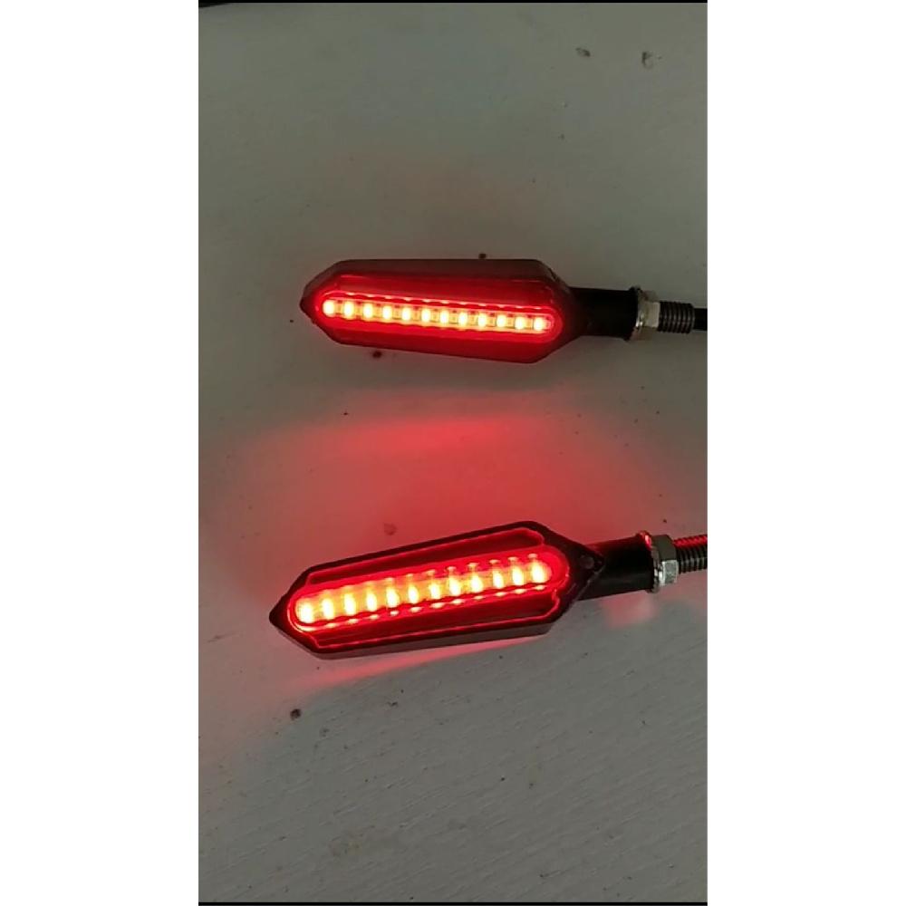 4Pcs 24Led Drl Rear Tailight Flasher Strobe Lights Lamp Replace 2 Front + 2 Rear