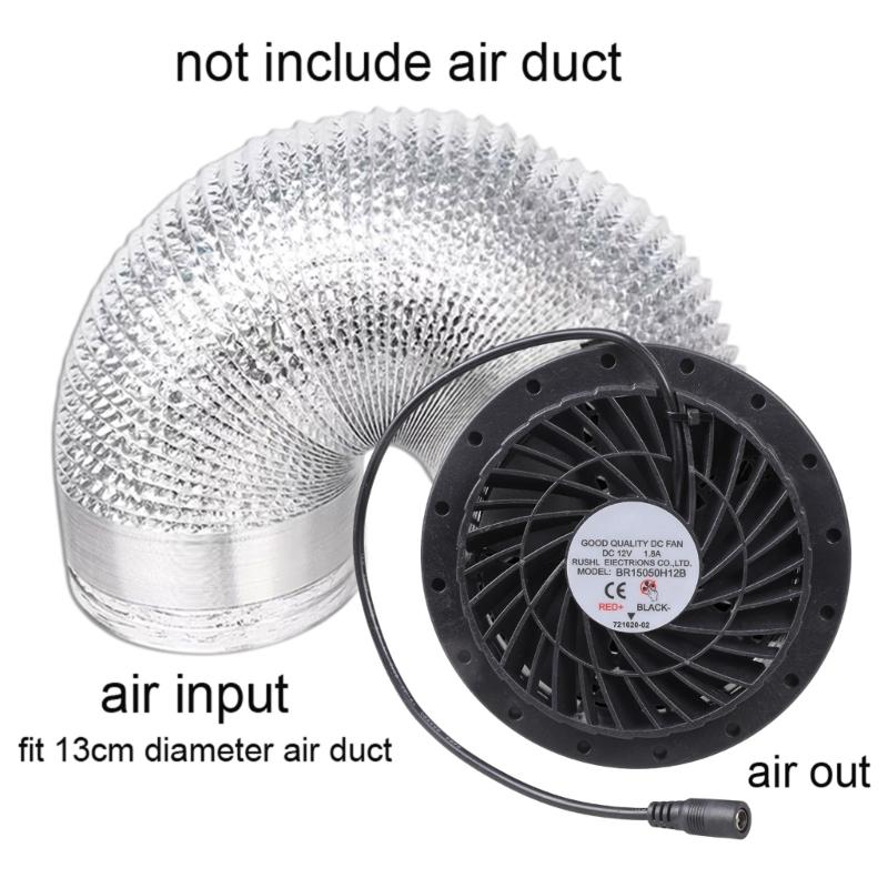 High Efficiency Duct Ventilation Exhaust Fan For Dog Pet House Kitchen Air Circulation In Grow Tents, Hydroponic Systems