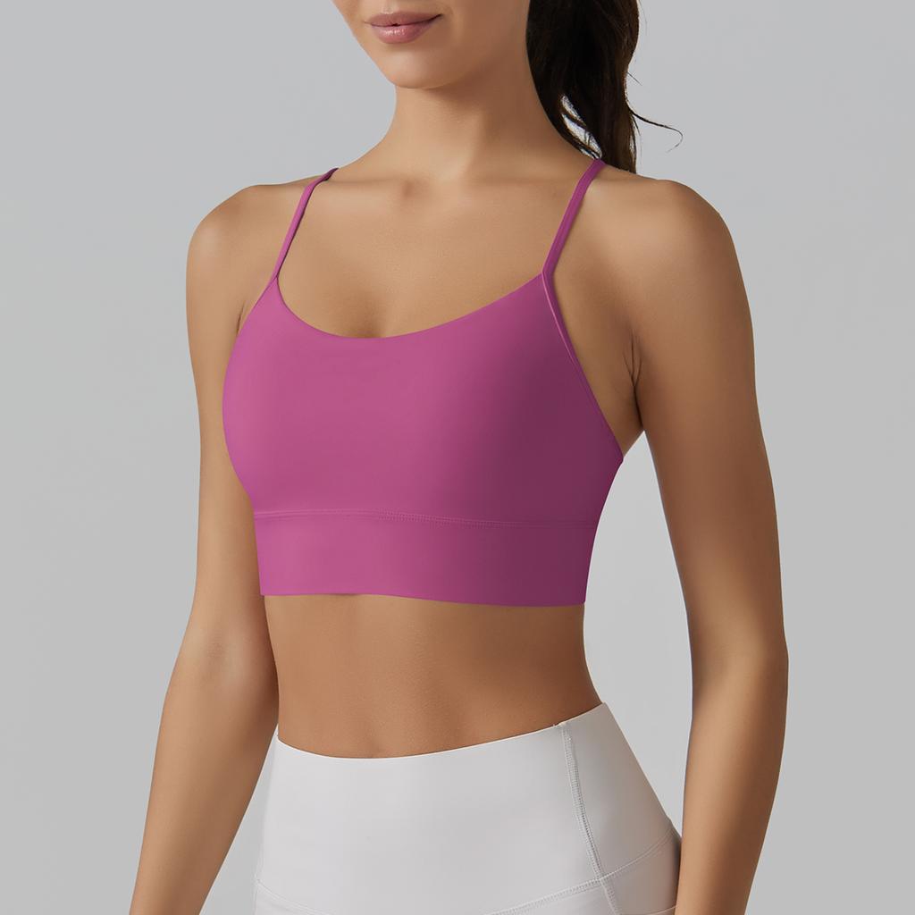 Nessaj Beauty Back Yoga Bra Fashion Sports Underwear Running Fitness Vest