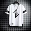 Men's Summer Sports Running Suit Short Sleeve + Shorts 2 Piece Set