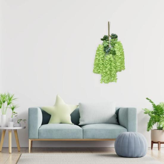 

6Pcs Bright Color Artificial Vines Easy to Maintain Plastic Delicately Cut Simulation