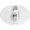 SMILEFS CNC Aluminum 1/2-28 To 3/4-16 2.5 Dia Auto Car Threaded Oil Filter Adapter Car Styling (Color : Silver)