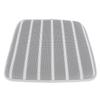 Shower Seat Cushion Soft 4D Mesh Fabric Breathable Shower Chair Pad Gray White Striped for Shower