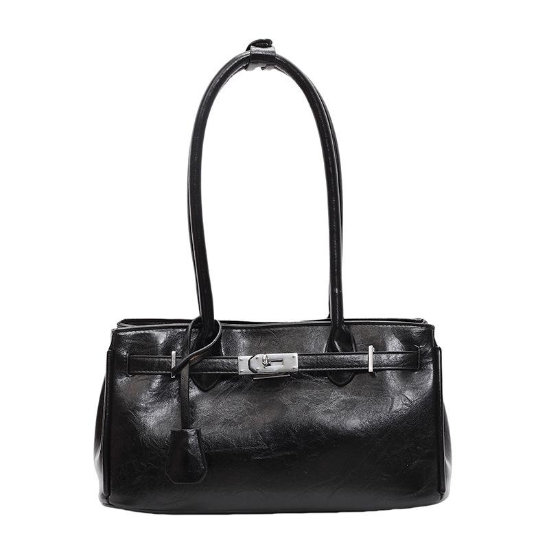 

High-end casual underarm bag 2025 new retro fashion shoulder bag for commuting to work and versatile briefcase