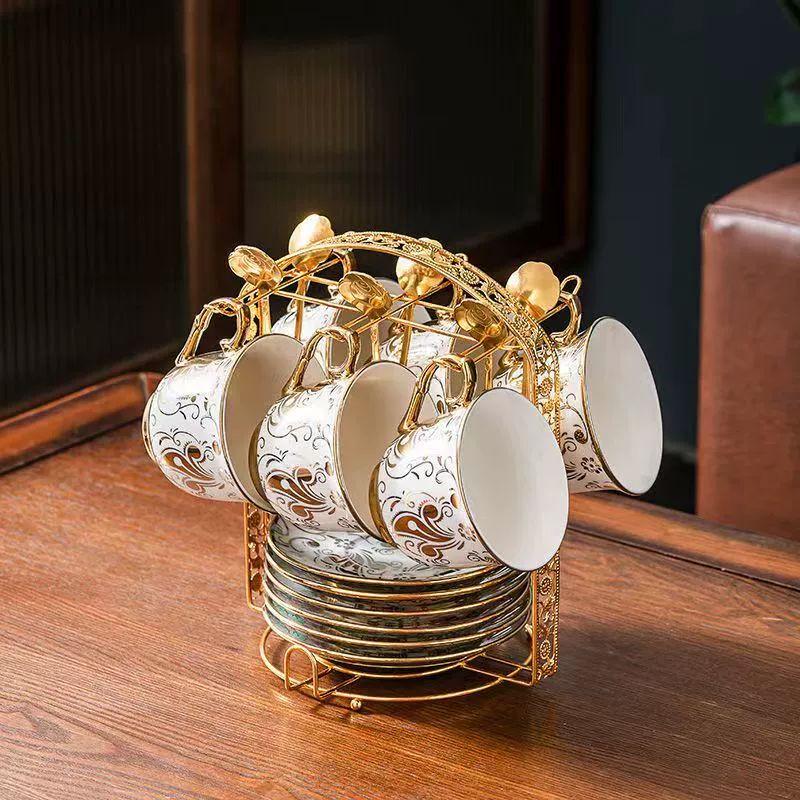 Роскошный европейский керамический набор для кофе и чая