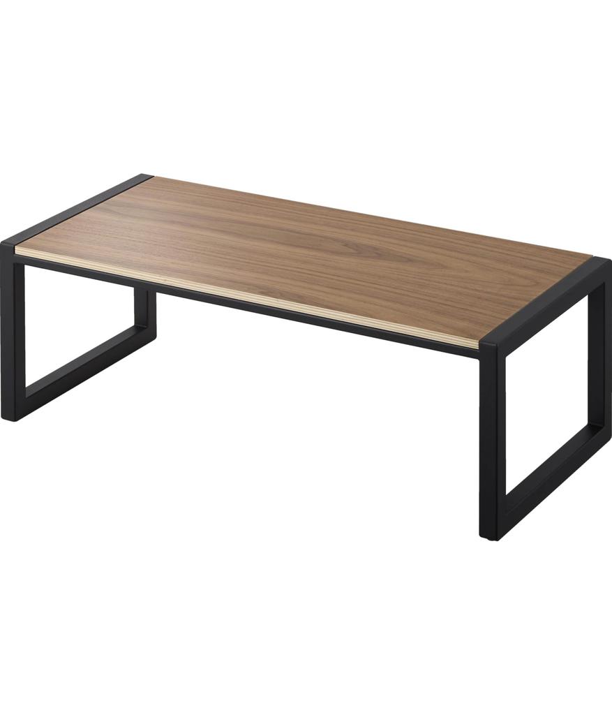 Yamazaki Step Stool W60 Black W60 X D28 X Tower Step Wide Type No Assembly Required 10126 (Yamazaki) [Finished Product] H20.1cm