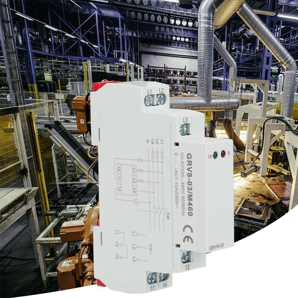 GRV8-03 Three Phase Voltage Monitoring Phase Failure Relay Phase (M460)