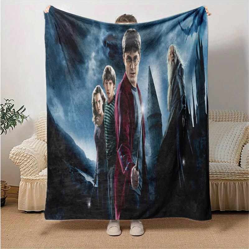 Harry Potter and the Deathly Hallows Part 2 Movie Poster PrintPrint Blanket, Soft Blanket For Sofa Office Bed And Travelling Daughter Birthd