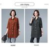 2024 Plus Size Fashion Blouse for Middle-Aged & Elderly Women - Spring/Autumn Rich Lady Shirt Jacket