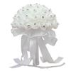 Exquisite Bouquet Flower Soft Ribbon Faux Silk Flower Stylish Bright-colored Holding Flower for Engagement