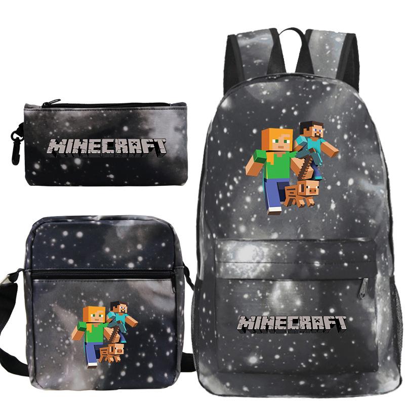 Primary And Secondary School Students Casual Schoolbag Game Merchandise Backpack Set