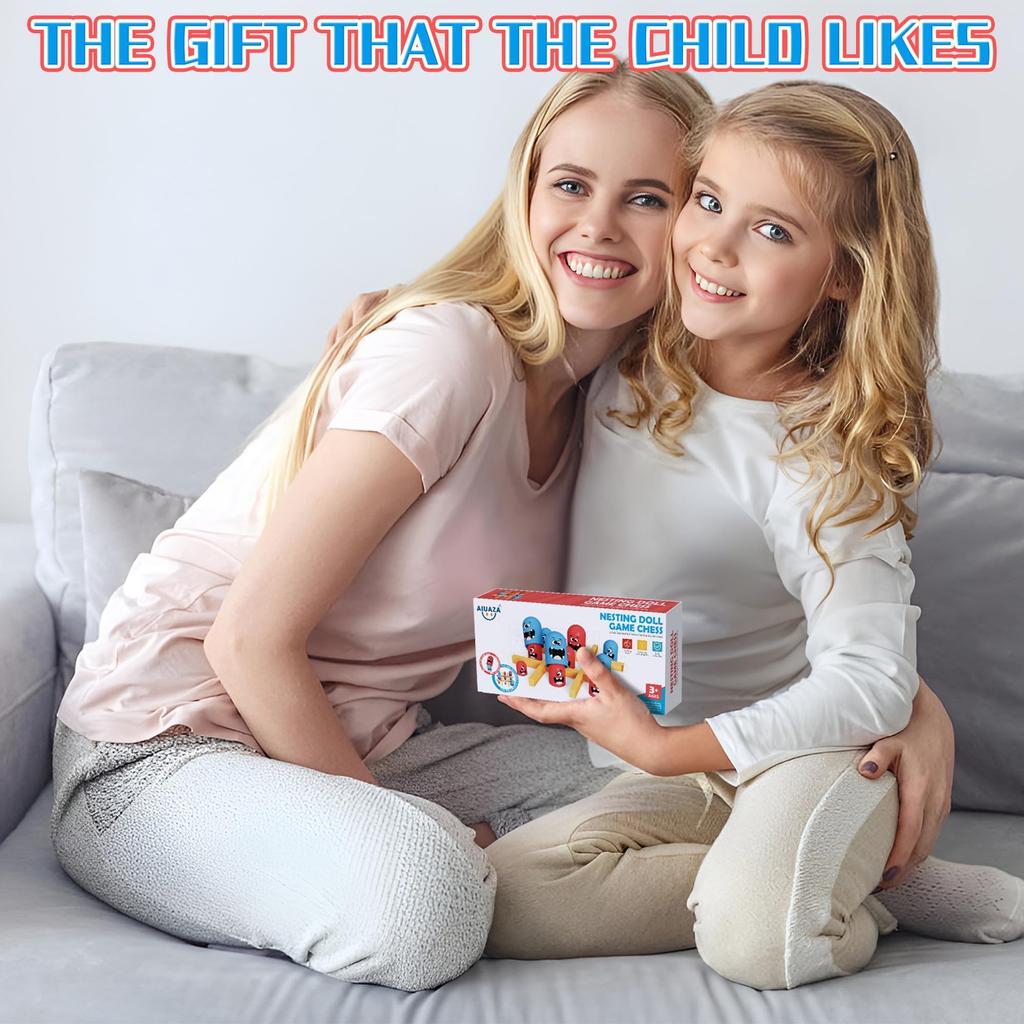 AIUAZA Tic Tac Toe Strategy Board Game for Kids and Party Desktop Strategy Head Friendly Educational Board Party Toy for 2 Players Home, Game, Game,