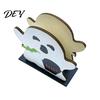 Decorative Napkin Dispenser Halloween Ghost Wooden Holder, Cute Paper Towel Holder Stand, Freestanding Tissue Organizer for Home Kitchen Restaurant