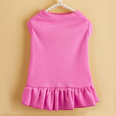 Comfortable Sleeveless Pet Summer Clothes Breathable Thin Design Pet Princess Dresses Soft Fashionable Cat Skirt Summer