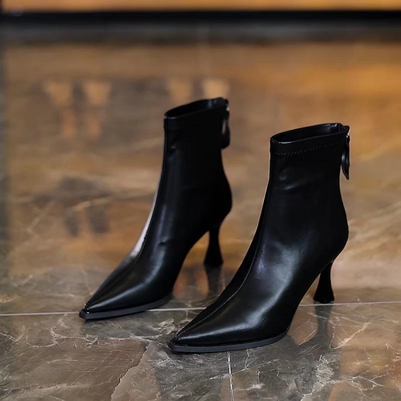 

Женские ботильоны с леопардовым принтом, модные элегантные туфли для выпускного вечера и танцев, современные короткие ботильоны на высоком каблуке 40 чёрный