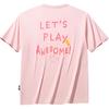 Anta X Seal Look Collaboration Lifestyle Series Sport Casual Simple Loose Round Neck Pullover Letter Short Sleeve T-Shirt Unisex T-Shirts 972528102-6