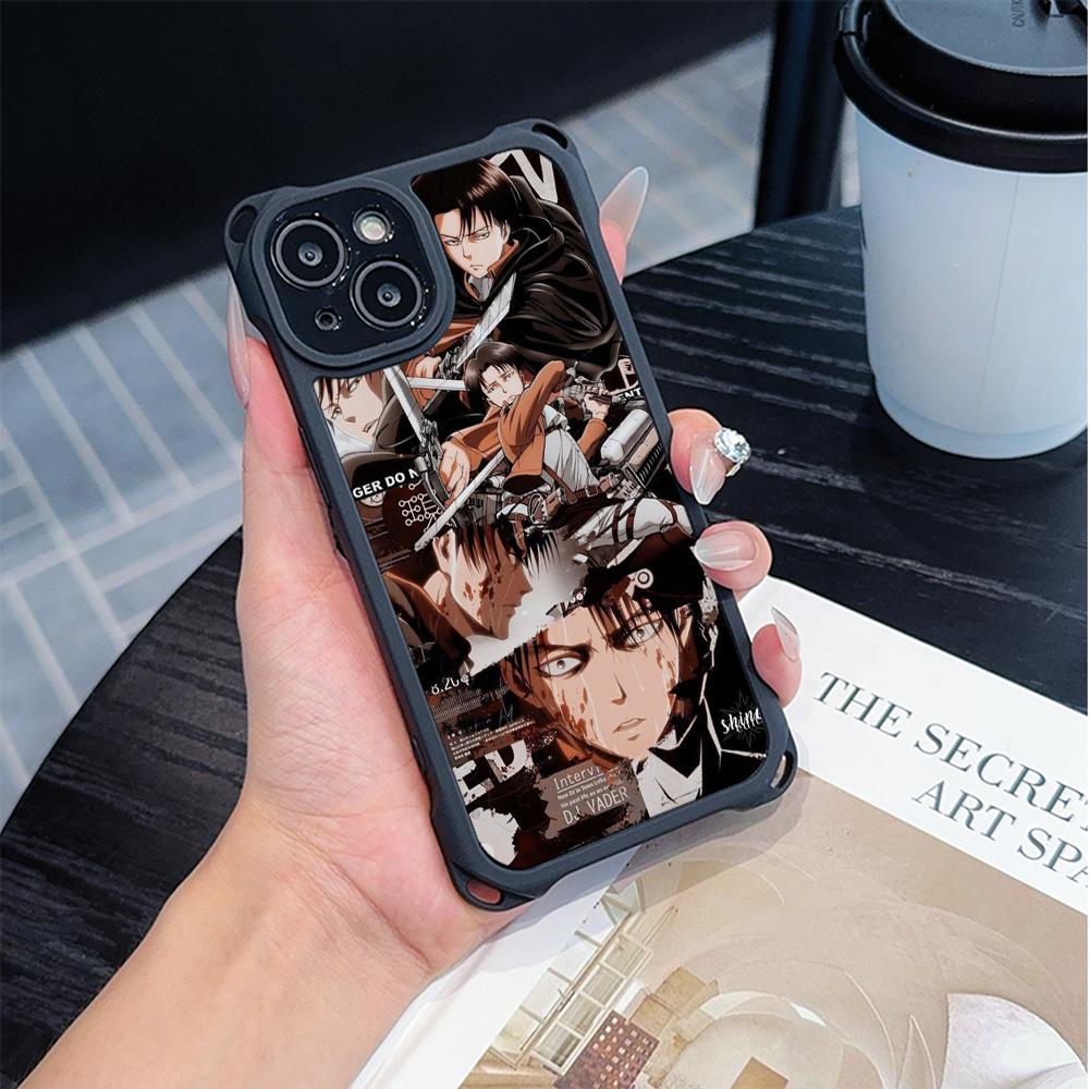 

Ae83 японский аниме Атака титанов арт мягкие чехлы для телефонов iPhone 16 15 14 13 12 11 Pro Max 8 с ремешком на запястье шнурок защита углов задняя крышка for iPhone 16 Pro