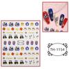 New Year Nail Art Stickers Bronzing Year of the Dragon Chinese Style Mahjong Cartoon Nail Stickers Decoration