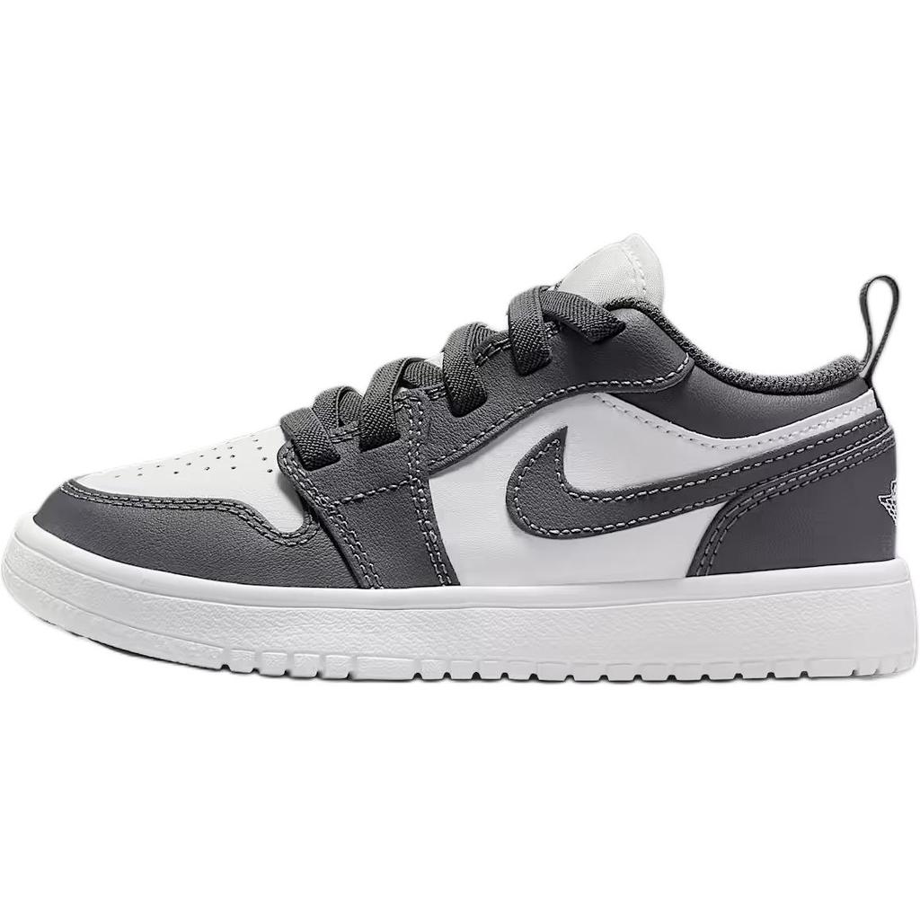 New Jordan 1 Abrasion Resistant Low Top Kids' Skateboarding Shoes Iron Gray Kids' DR9748-044