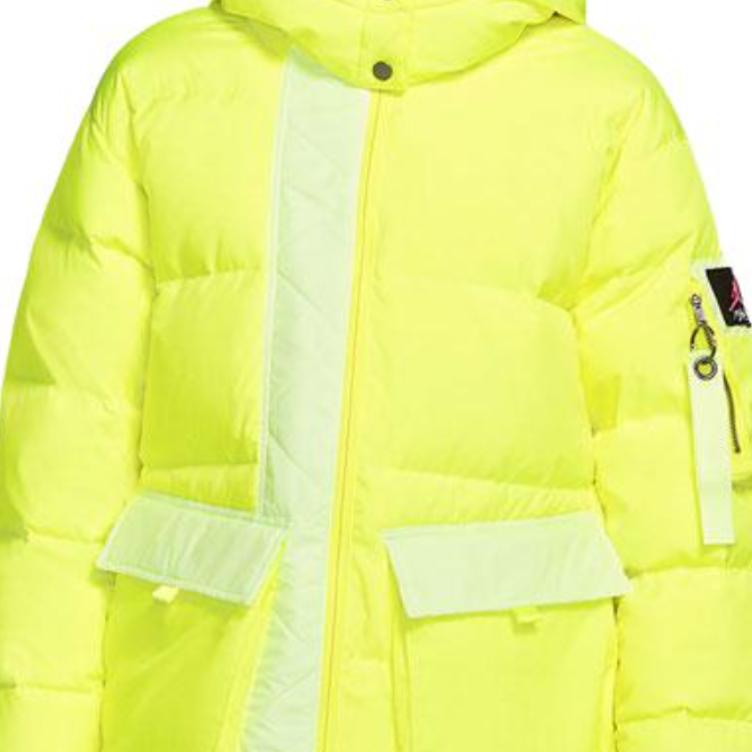 Nike Down Jackets Women's Yellow Hooded Moderate Other CV2484-757