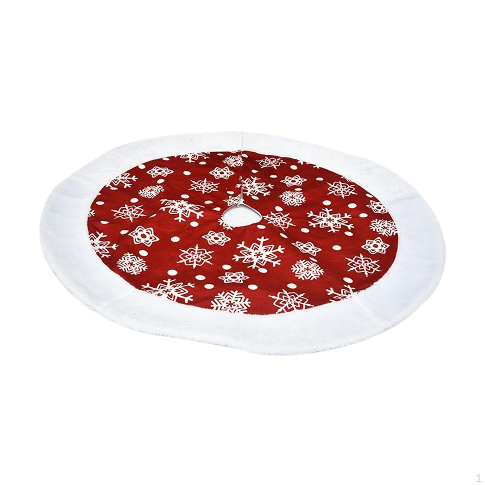 

40 Inch Skirt for Christmas, Base Cover Holiday Decor червоний