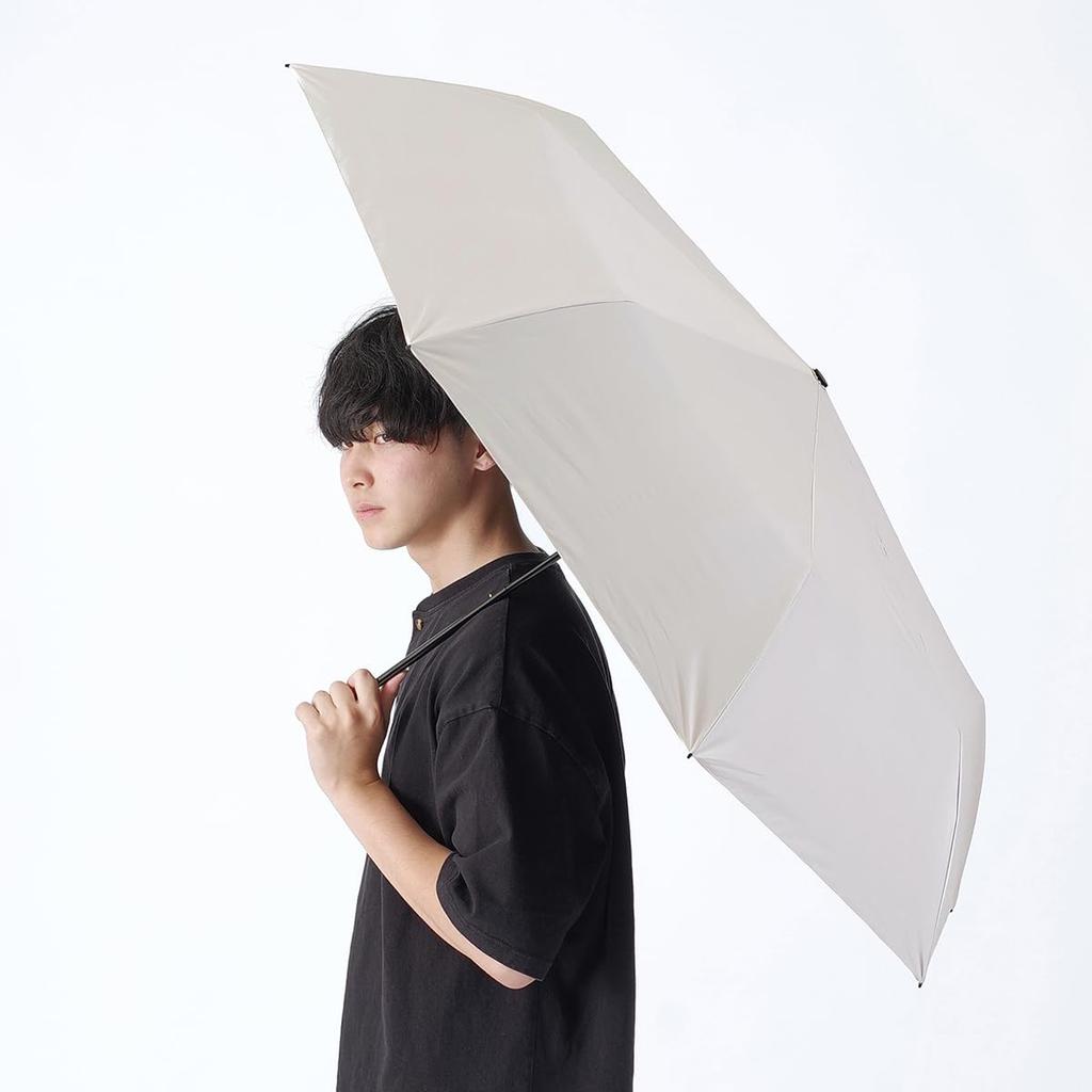 Nifty Colors Folding Peach Drop Carbon Lightweight Mini 5198BG Umbrella, Light-Shielding Fiber, 65,