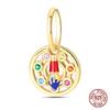 100% Copper Art Series Palette Charms Fitoriginal Bracelet Diy Jewelry Making Women'S Gift