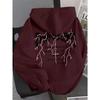 Modisches Damen-Sweatshirt mit Aufdruck, vielseitig, lässig, locker, Kapuzenpullover, Sweatshirts für Damen