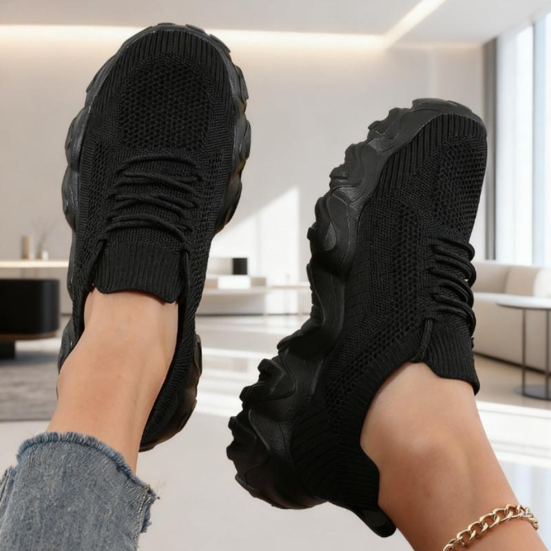 Women's Mesh Running Shoes Soft Non Slip Soles Shock-absorbing Running Shoes Outdoor Fitness Casual Fashionable Women's Shoes