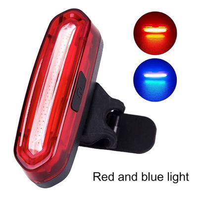 USB Rechargeable High Brightness COB Taillights Mountain Bike Night Riding Warning Lights Safety Tail Lamp