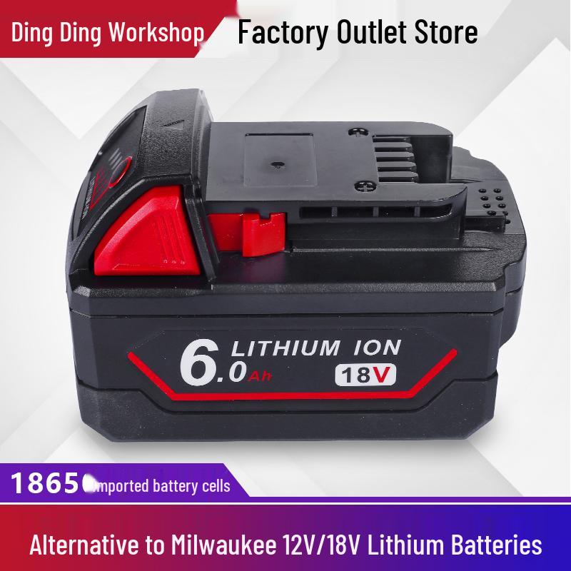Milwaukee M18 9Ah Battery & Charger Replacement for Power Tools