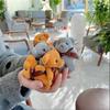 1PCS Mini Bear Plush Toys For Girl Pendant Letter Bowknot Small Bear Stuffed Pendant Cute Animal  Doll Soft Gift 8CM