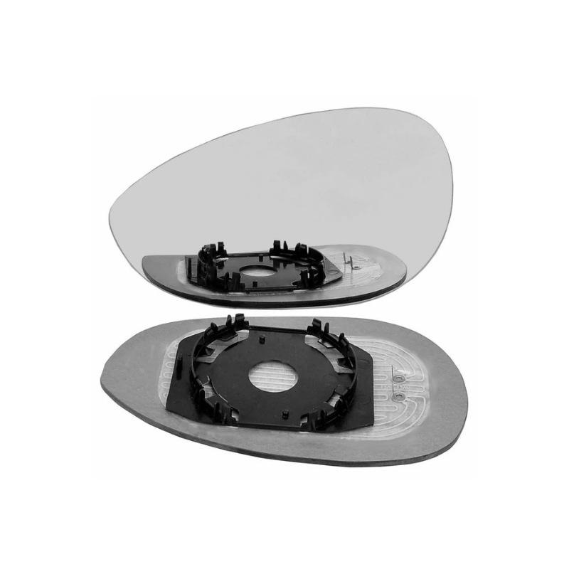 Fits 07-23 Fiat 500/500C Heated Rearview Mirror Lens Replacement