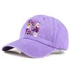 HUNTR/X Anime Girls Embroidered Baseball Cap, Vintage Washed Cotton Adjustable Dad Hat, Unisex Casual Sun Hat for Fans