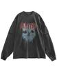 REBRENNER Dtg Taker Oversized Pigment Layered T-Shirt Charcoal