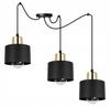 MODERN CEILING HANGING LAMP BLACK LED LAMP