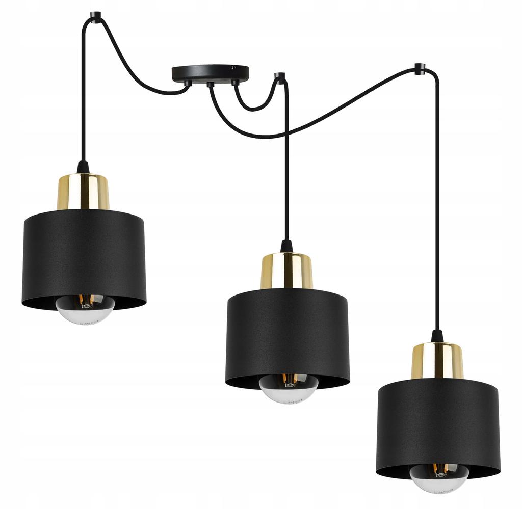 MODERN CEILING HANGING LAMP BLACK LED LAMP