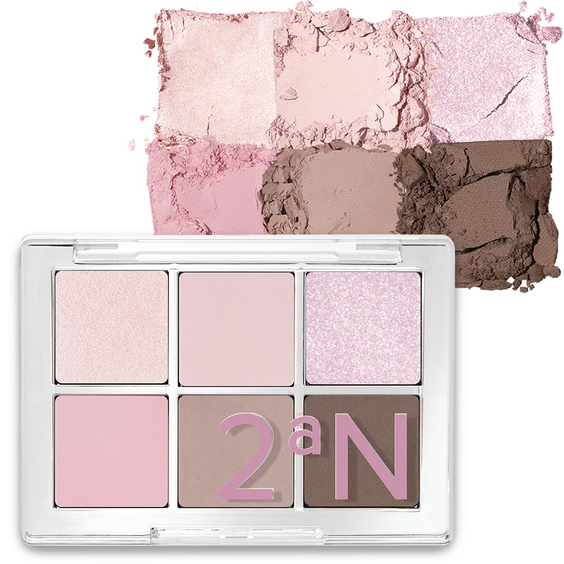 LIPS Award Winner 2aN Official Eyeshadow Palette BETTER EYE 07 LOVABLE Cool Summer Light Package Joyful Makeup Idol Bubumi Peach Skin Korean