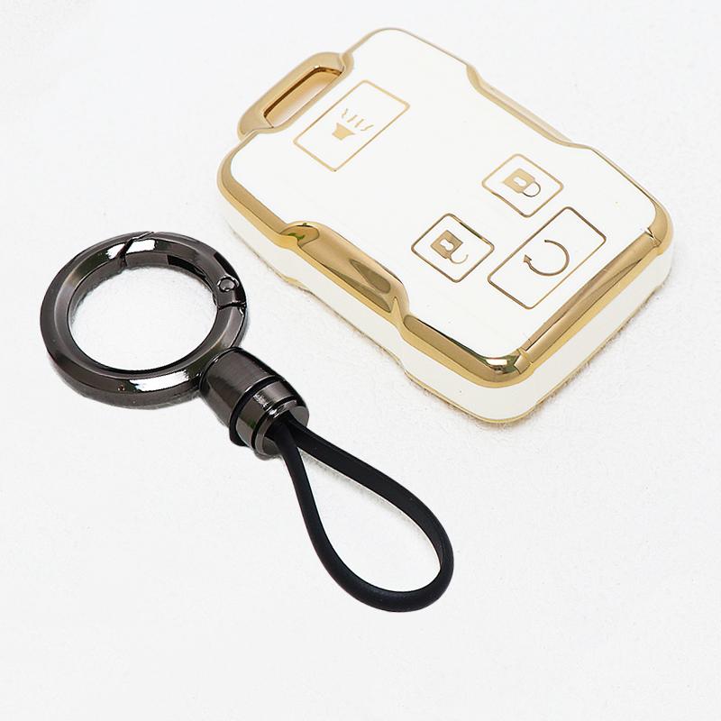 TPU Entry Case Remote Key Fob Shell for Chevrolet Silverado 1500 Colorado 2500 3500 Tahoe Suburban for GMC Sierra Canyon 2014