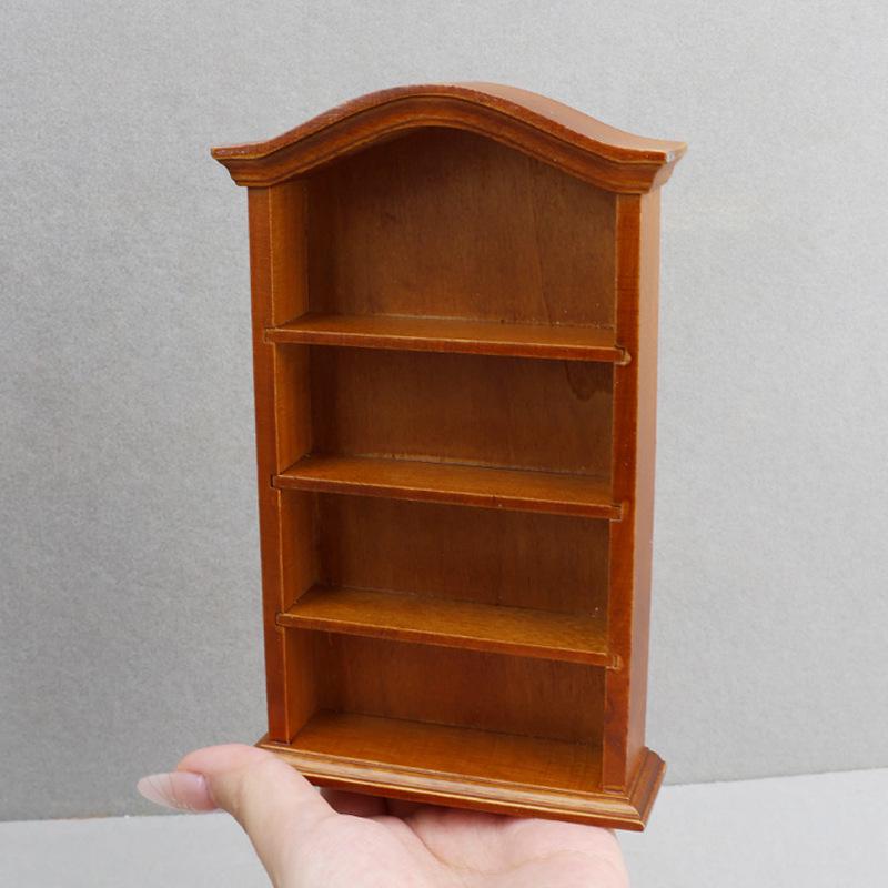 1:12 Dollhouse Miniature Arched Cabinet Vintage Bookcase Furniture Model