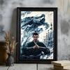 Nezha Demon Child Stirs the Sea Poster HD Versatile Waterproof Wall Art Self-Adhesive Decor for Any Space Ideal Gift