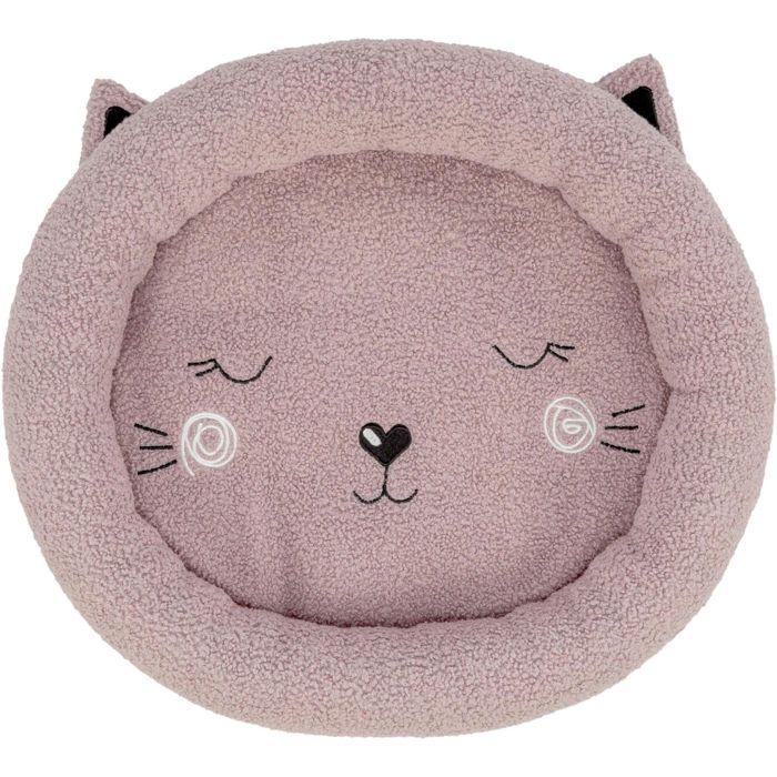 Lit Pour Chat - TRIXIE - Trixie - Peluche Douillette - Rond - Anti-dérapant