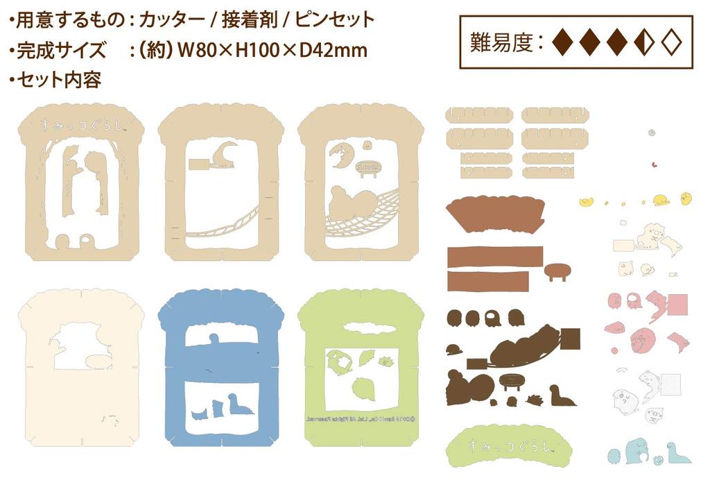 Sumikkogurashi Echse und Mutter PT-170