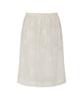 Lulu Seoul Chloe See Through Skirt (Ivory)